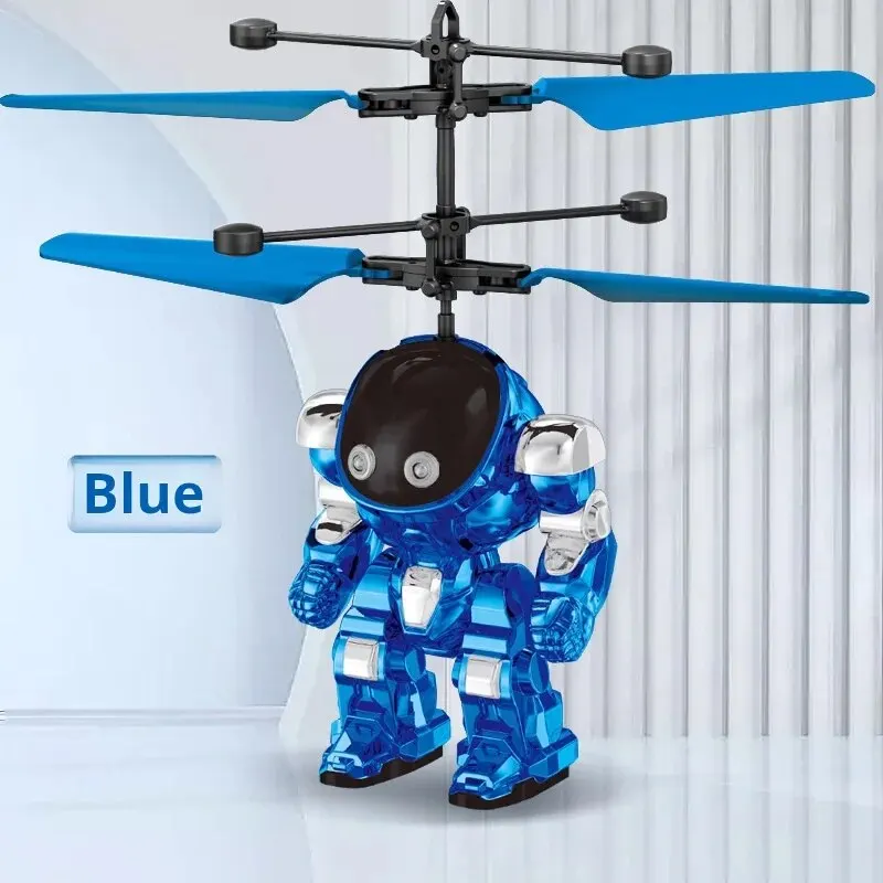 Flying Ball Toy Intelligent Sensing Aircraft Mech Warrior Flying Robot Luminescent Suspension Gesture Sensing