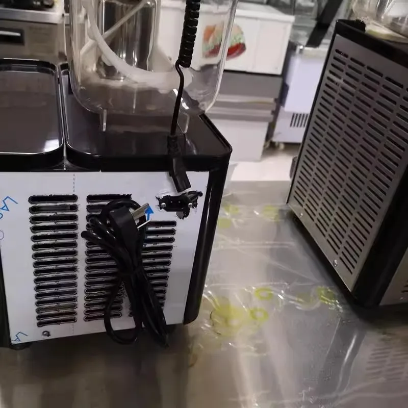 XC212A snow melting machine double cylinder 6L*2 mini snow melting machine Small commercial Slush Machines 5