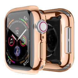Transparent Protective Silicone TPU Watch Case for Series456 SE 40MM (6 Vintage gold)