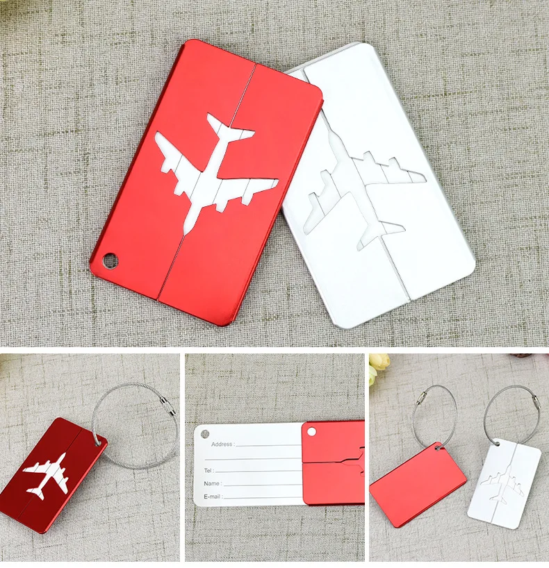 Fashionable Airplane Shape Luggage Tag: Creative Travel Accessory Fashionable Airplane Shape Luggage Tag: Creative Travel Accessory