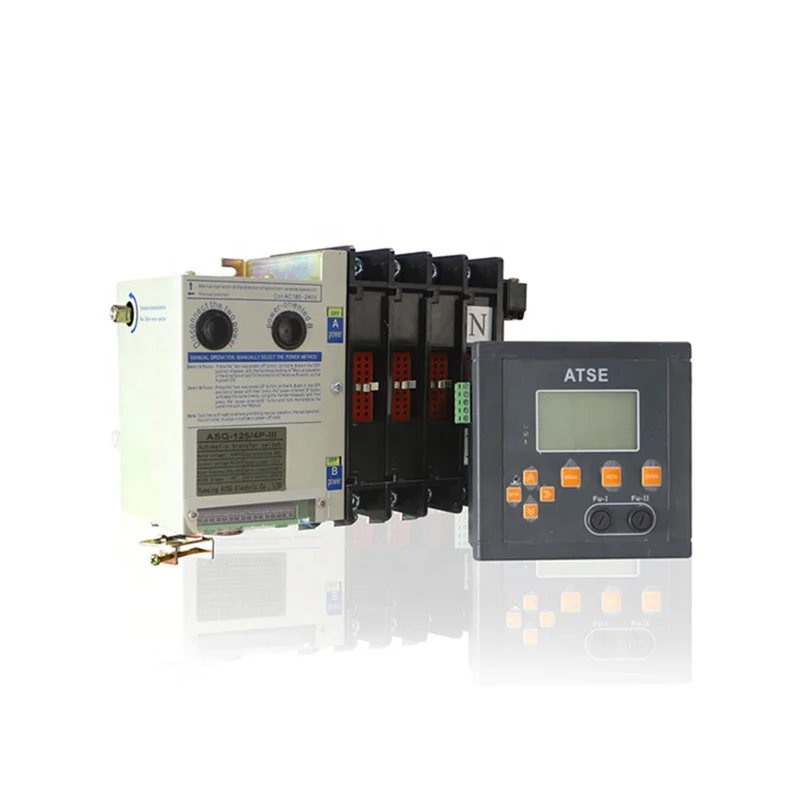 

Electrical dual power automatic changeover transfer switch with controller