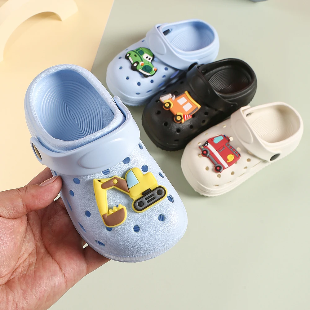 Mode kinder Hausschuhe Niedlichen Cartoon Mädchen Jungen Nicht-Slip Casual Schuhe Weiche Sohlen Baby Schuhe Hause Outdoor Baby sandalen Sommer – Detail 5