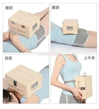Moxibustion box solid wood moxibustion box palace abdomen cold whole body portable moxibustion household fumigation appliance