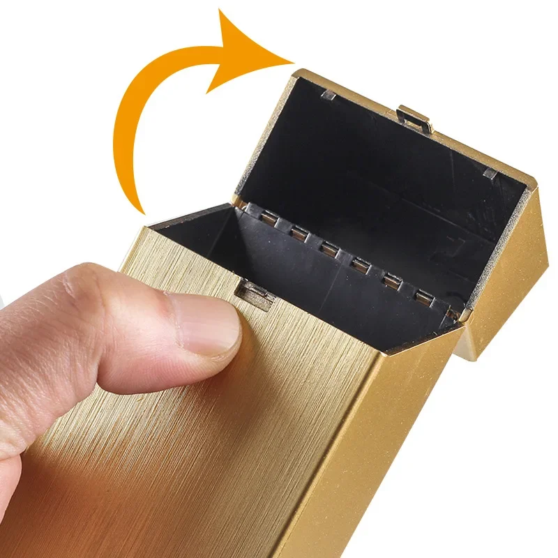 Long Cigarette Box Case Holder Tobacco Cigar Cigarette Storage Box Container Smoking Cigarette Case Holder Box Container 3