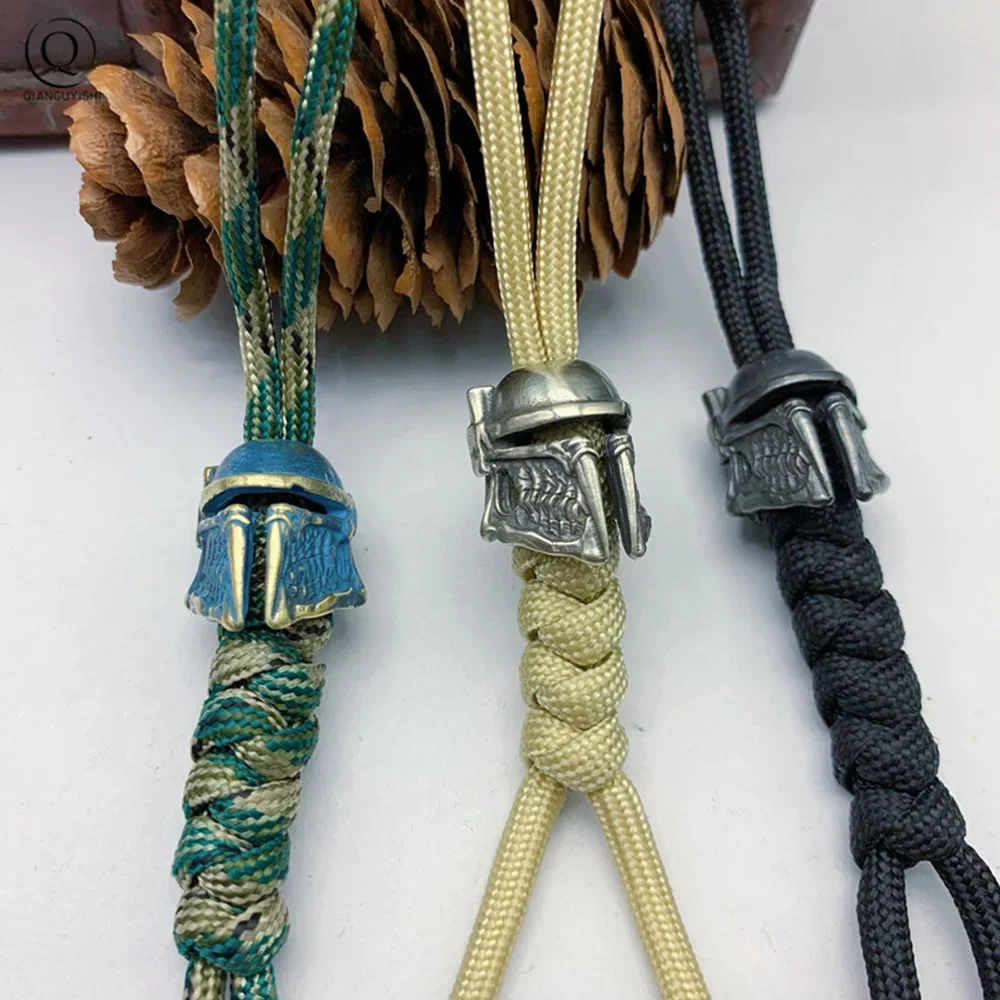 Ethnic Warrior Helmet Brass Handcrafted Lanyards Pendant