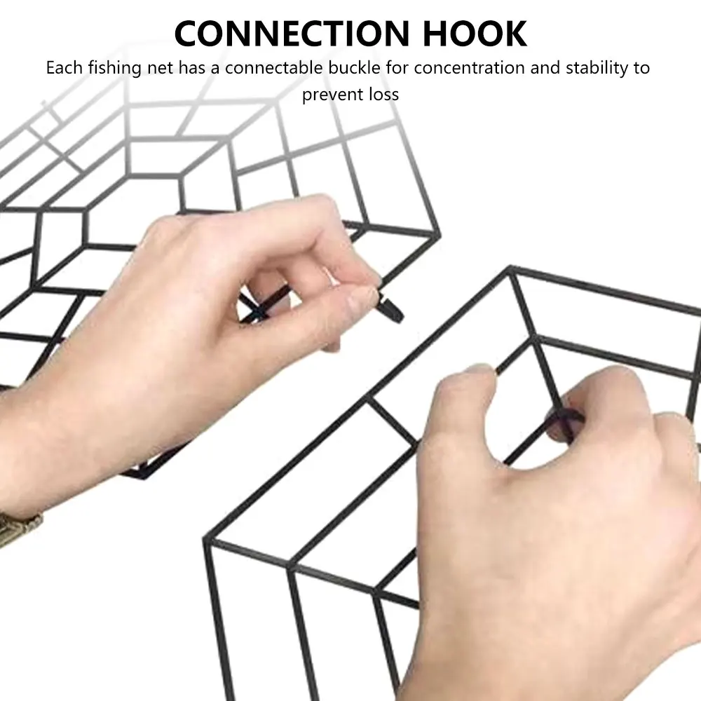 20/40Pcs Pond Fish Guard Plastic Pond Floating Net Good Water Permeability UV-resistant Pond Protectors Garden Pond Care Fitting