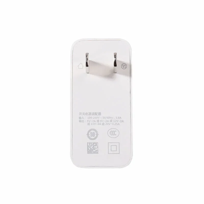 USB C 초고속 PD 충전기, 메이트북 15, 14, 13, X 프로, D15, D14, 매직북 노트북용 전원 어댑터, 2M 케이블, 65W, 20V, 3.25A, EU/US 플러그