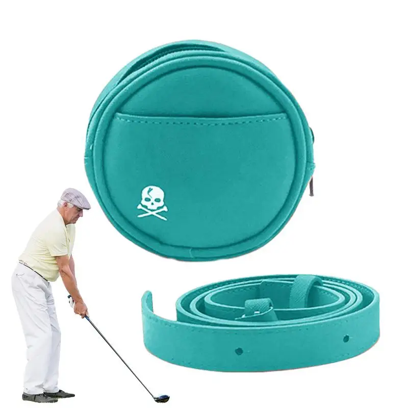 

Belt Golf Ball Bag Large Capacity Pouch For Golf Balls Golf Green Accessories For Golf Lovers For Golf Balls Rings Golf Tees
