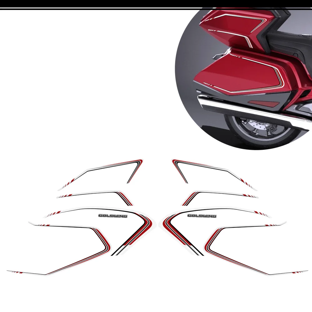 Motorcycle GL 1800 Touring Stickers Decal Kit Case For HONDA Goldwing GL1800 Tank Pad Protector Fairing Fender 2018 2019 2020
