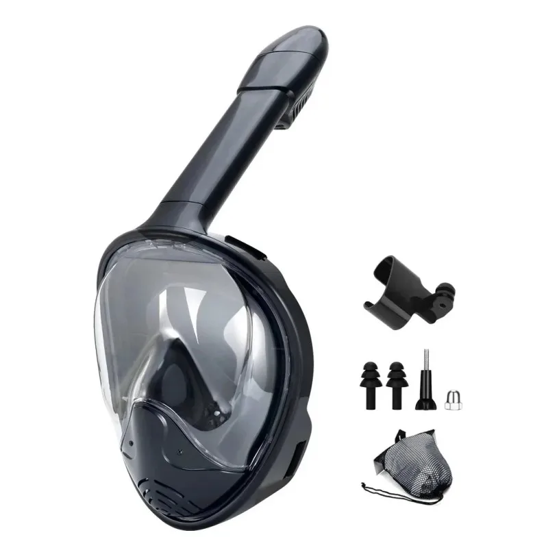 Description Picture 2 of itemUnderwater Snorkeling Full Face Children Swimming Mask Set Scuba Diving Respirator Masks Anti Fog Safe Breathing for Kids Adult