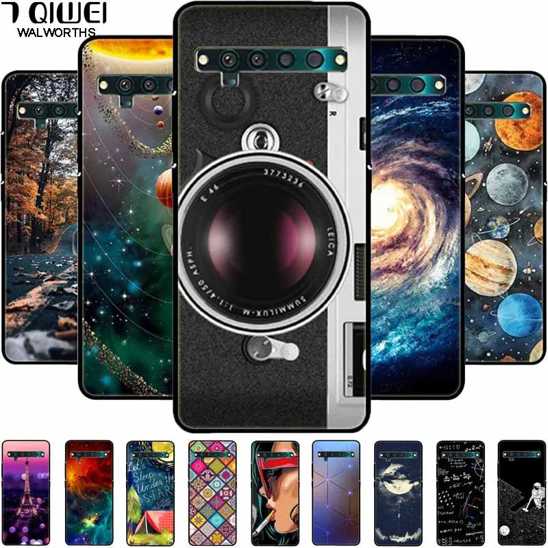 Silicone Soft TPU Space Fashion Shockproof Back Cover Case