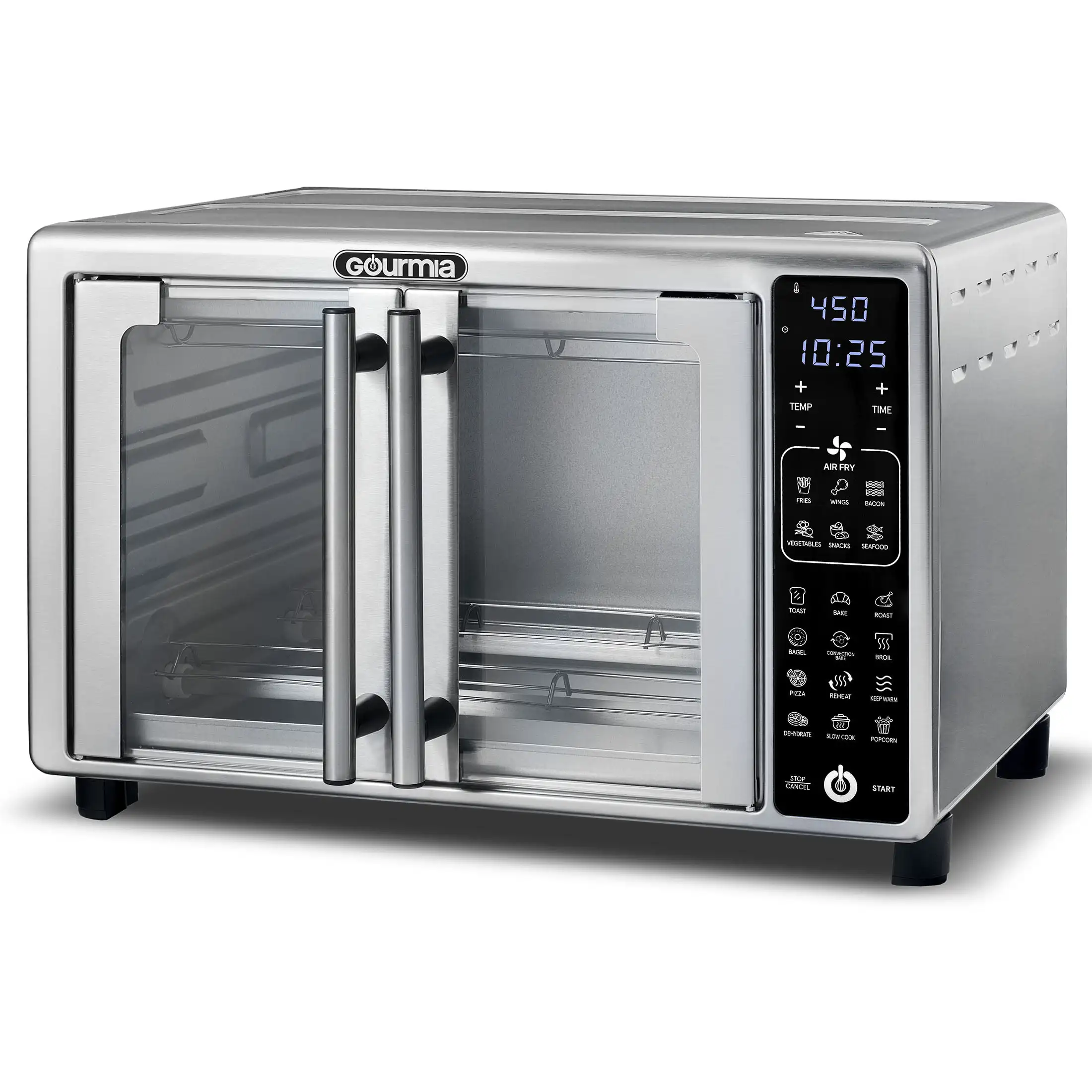 6-Slice Digital Toaster Oven Air Fryer with 19 One-Touch Presets, Stainless Steel Electric Oven Pizza Oven .USA.NEW 4