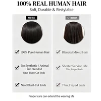 Perruque Lace Frontale Droite 13x6, 100% Cheveux Humains Bruts, Densité 250%, Cheveux Lisses, Perruque Full Lace Frontale 13x4 pour Femmes, Perruques en Cheveux Humains 2