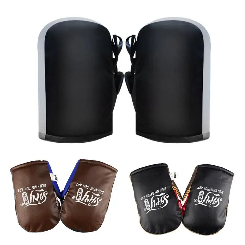 

Motorcycle Handlebar Muffs Windproof Mitts Warmers Muffs Three Layer Fabric Hand Warmer For Snowmobiles Motorcycles And Scooters