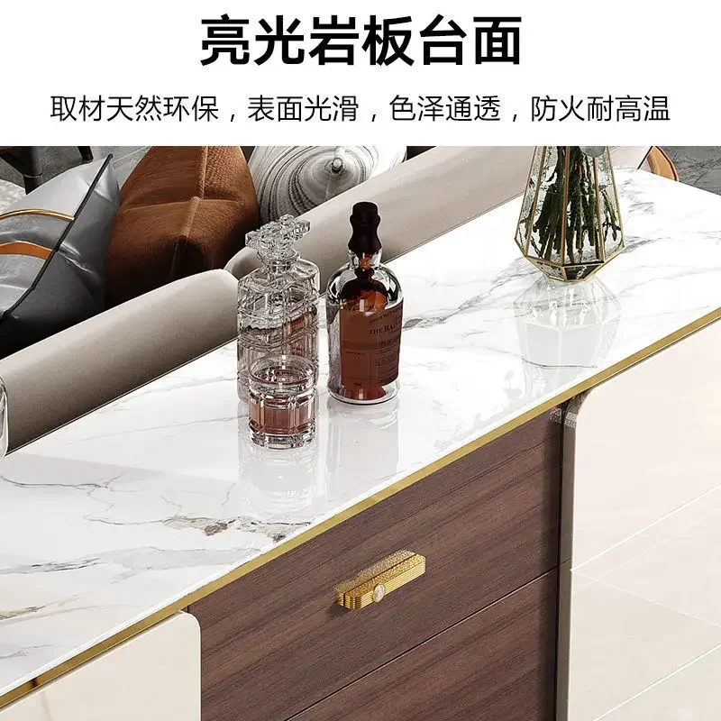 Console Artistic Sideboards Modern Wood Rustic et Design Sideboard Corner Living Room Cabinet Display Casa Kitchen Furniture