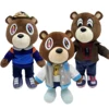 New 10 inch Kanye teddy bear stuffed animal plush toy suitable for children's birthdays, Easter gifts, stuffed animal toys 6