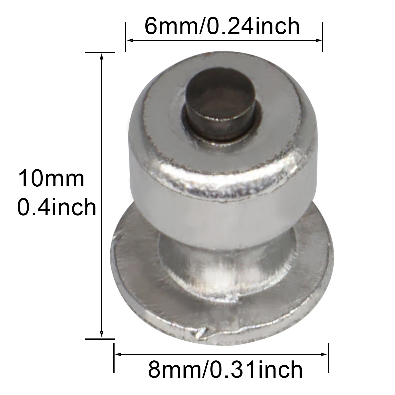 100pcs Winter Wheel Lugs Car Tires Studs Screw Snow Spikes Wheel Tyre Snow Studs For Shoes ATV Car Motorcycle Tire 8x10mm