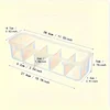Large Capacity Transparent Storage Box with 5 Compartments Plastic Storage Box for Cables Batteries Clear Separation Organizer 3