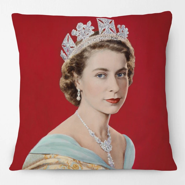 Housse de coussin imprimée de la reine, housse de coussin, pour affiche  Portrait de sa reine, Style britannique nordique - AliExpress