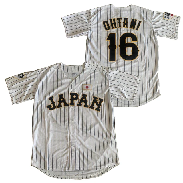 BG baseball jerseys Japan 16 OHTANI jerseys Outdoor sportswear Embroidery  sewing black Hip-hop Street culture 2020 summer - AliExpress