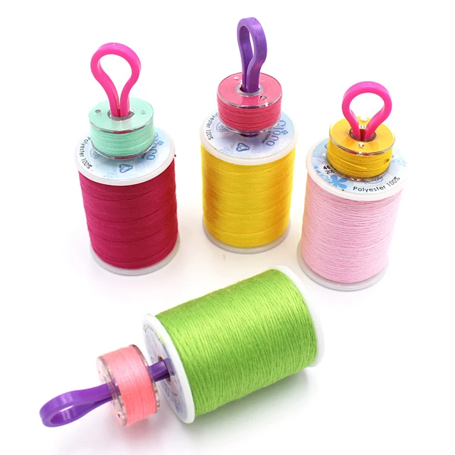 10/20/30Pcs Plastic Bobbin Thread Holders Sewing Thread Clip Spool Storage  Holder Thread Spool Organizer