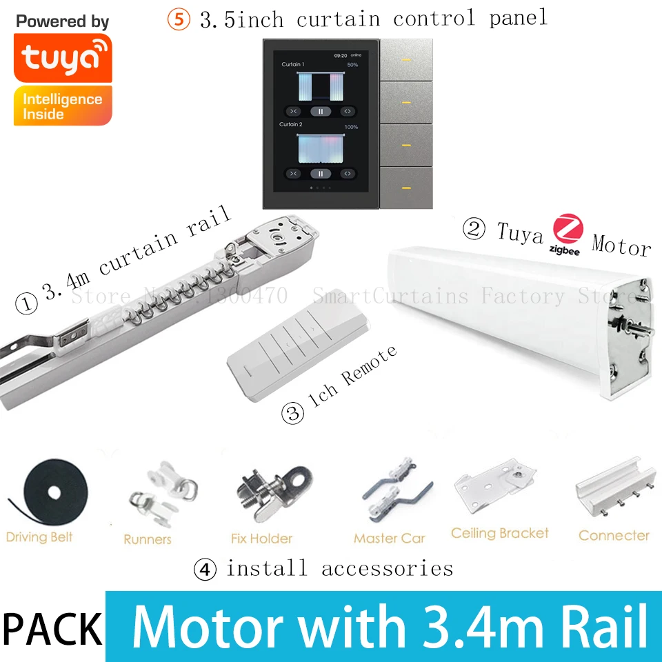 Motor 3.4m Rail Set