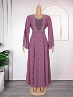 2025 Abayas pour femmes dubaï luxe africain musulman Robe de mode Caftan Marocain robes de soirée Boubou Robe Djellaba Femme 6