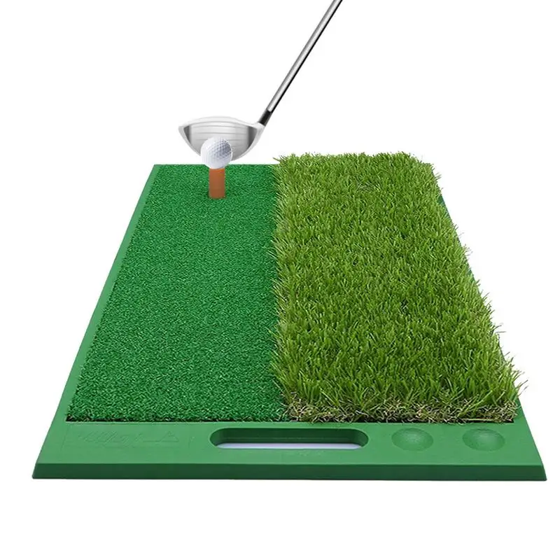 

Indoor Outdoor Training Golf Hitting Carpet Mini Putting Ball Pad Practice Mat Lightweight Washable Anti-Slip Practice Golf Mat