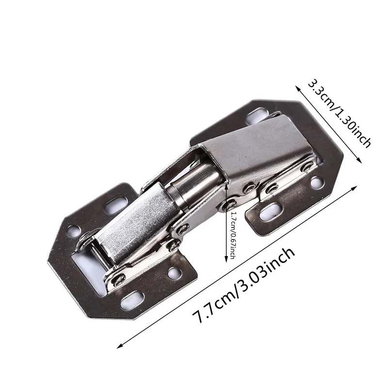 Cabinet Hinges Furniture Hinge Cabinet Door Hinges 1/3/5pcs 90 Degree No-Drilling Hole