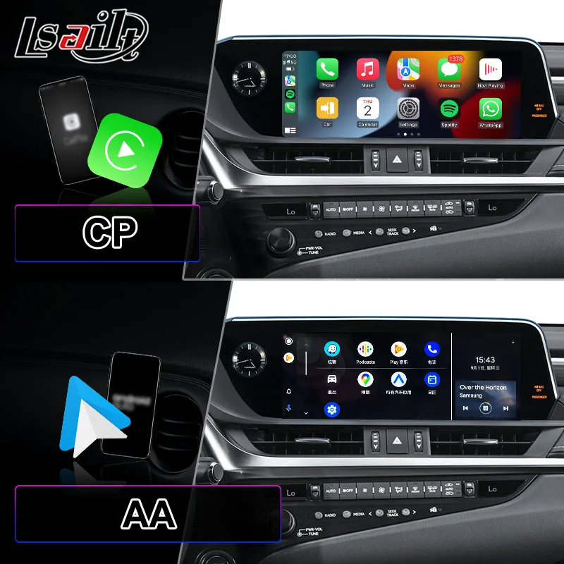 Lsailt pantalla Multimedia Android Carplay para coche de 8