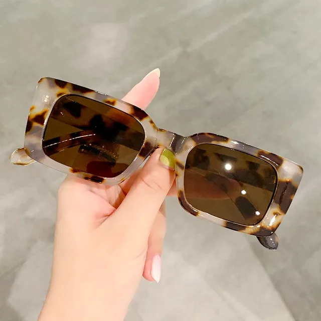 Quadrati Vintage Occhiali Da Sole Eylrim Montatura Quadrata - UV400 Nero/Giallo Quadrati Uomo - Foto 5