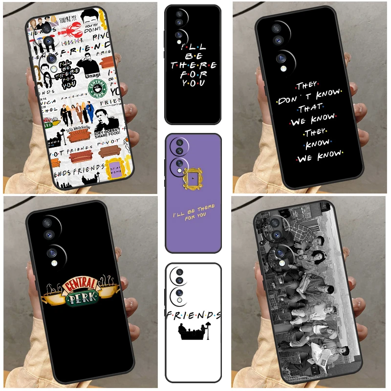 Friends Tv Show Case Per Huawei P30 Pro P50 P20 P40 Lite P Smart 2019 Nova 5T Honor 50 70 X7 X8 X9 Cover