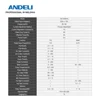 ANDELI Inverter Ac Dc Digital Square Wave Pulse Tig TIG-250PAC Aluminum With Alloy Welder 6