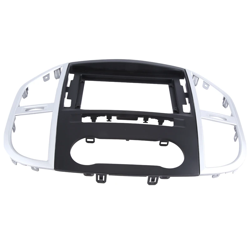 

1 PCS Android Audio Black & Silver Plastic For Mercedes Benz W447 Vito 2014 2015 - 2021 Car Auto GPS Stereo Panel 2 Din Frame