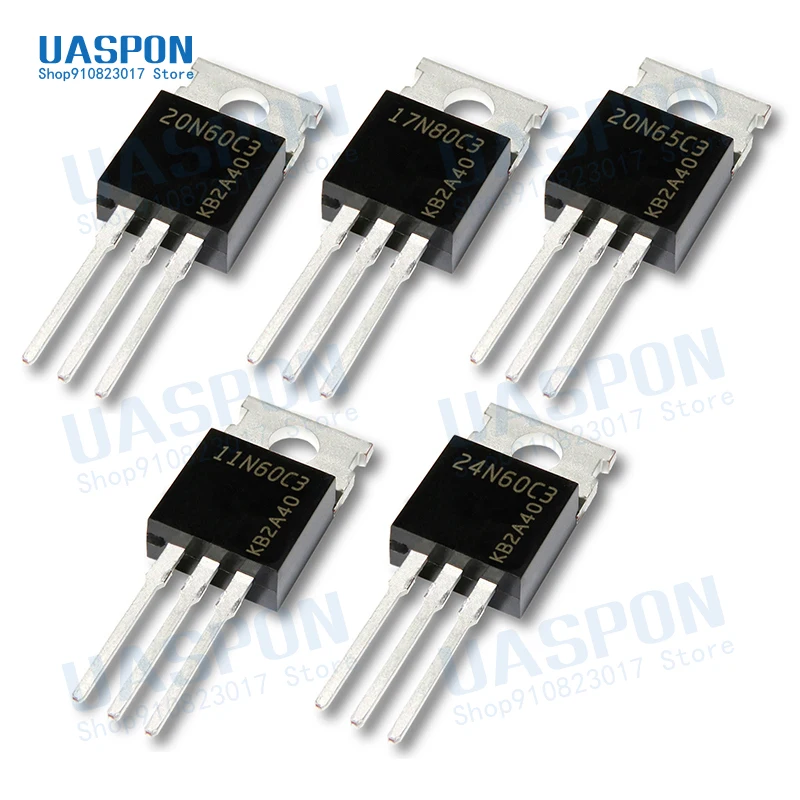 5PCS SPP20N60C3 20N60C3 TO 220 SPP20N60 SPP17N80C3 17N80C3 SPP24N60C3 ...