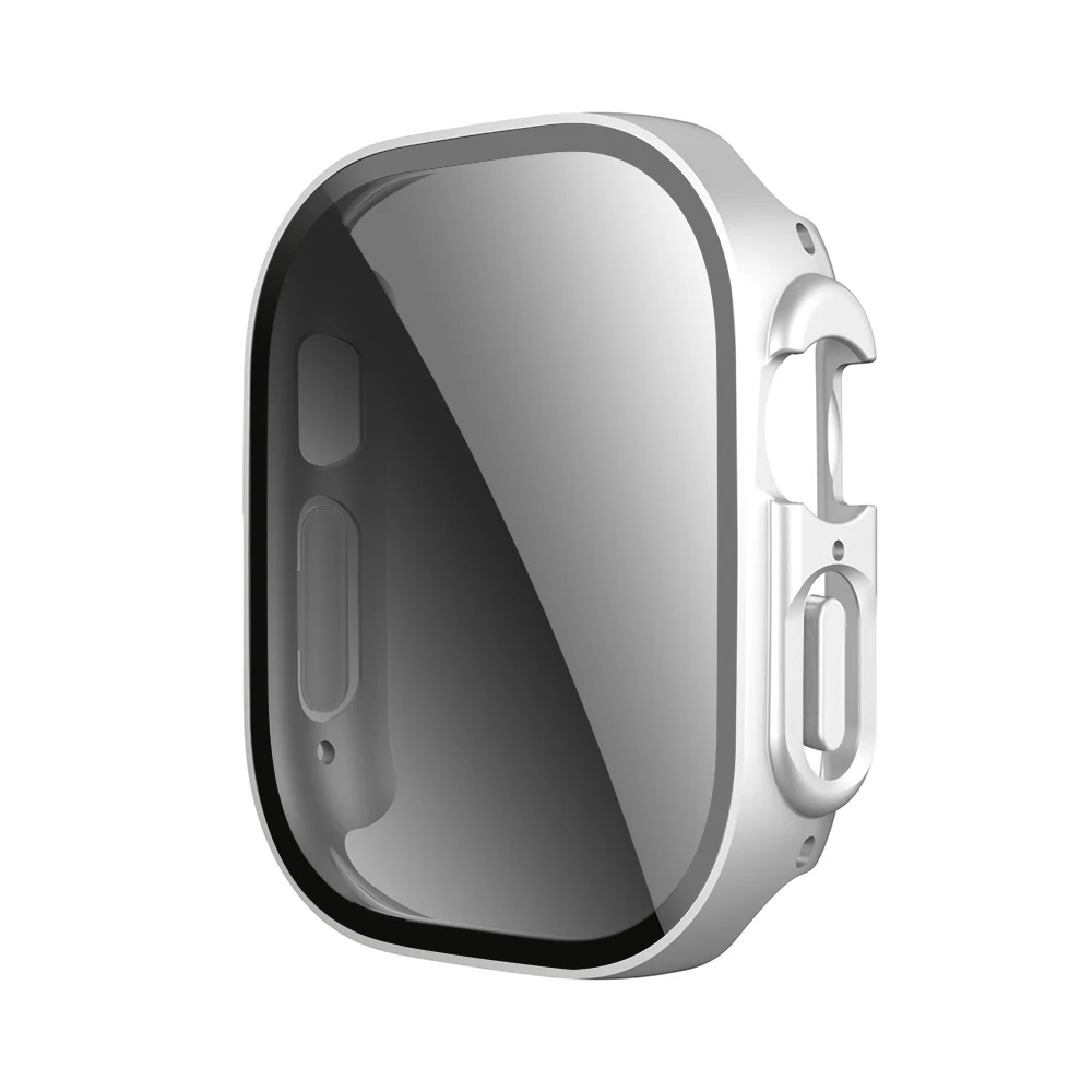 Premium Privacy Tempered Glass Case for Apple Watch - Anti-Spy Screen Protector Cover Accessories