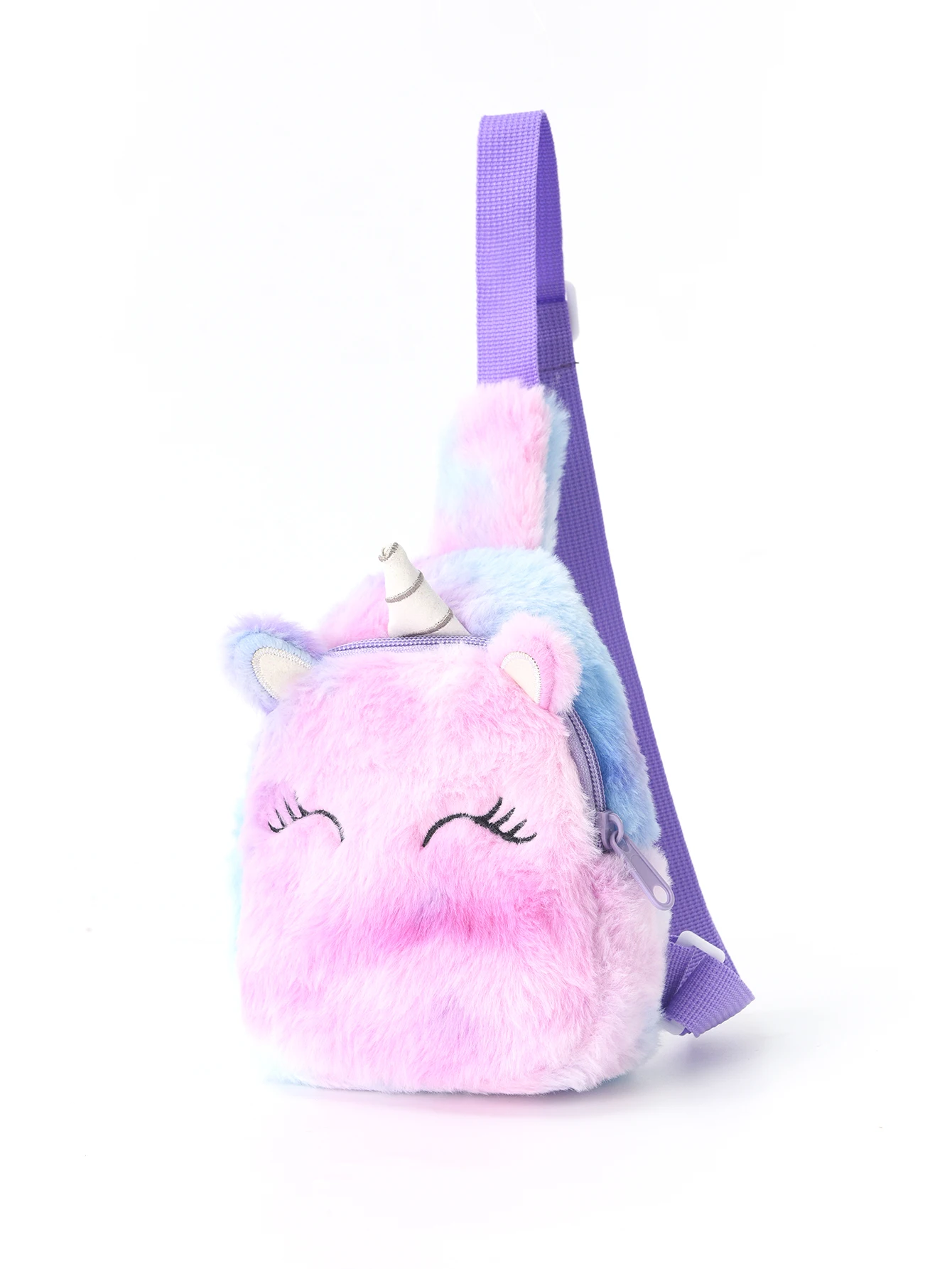 Girls Unicorn Plush Crossbody Bag 6
