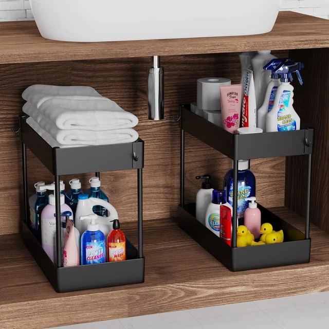 Plastic Organizer Wheels Kitchen Cabinets  Bathroom Organizer Cabinet  Wheels - Storage Baskets - Aliexpress