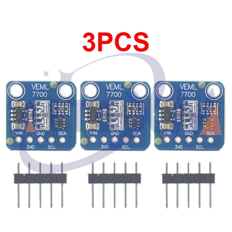 AITEXM 3PCS VEML7700 Ambient Light Sensor Module 16 bit I2C Interface ...