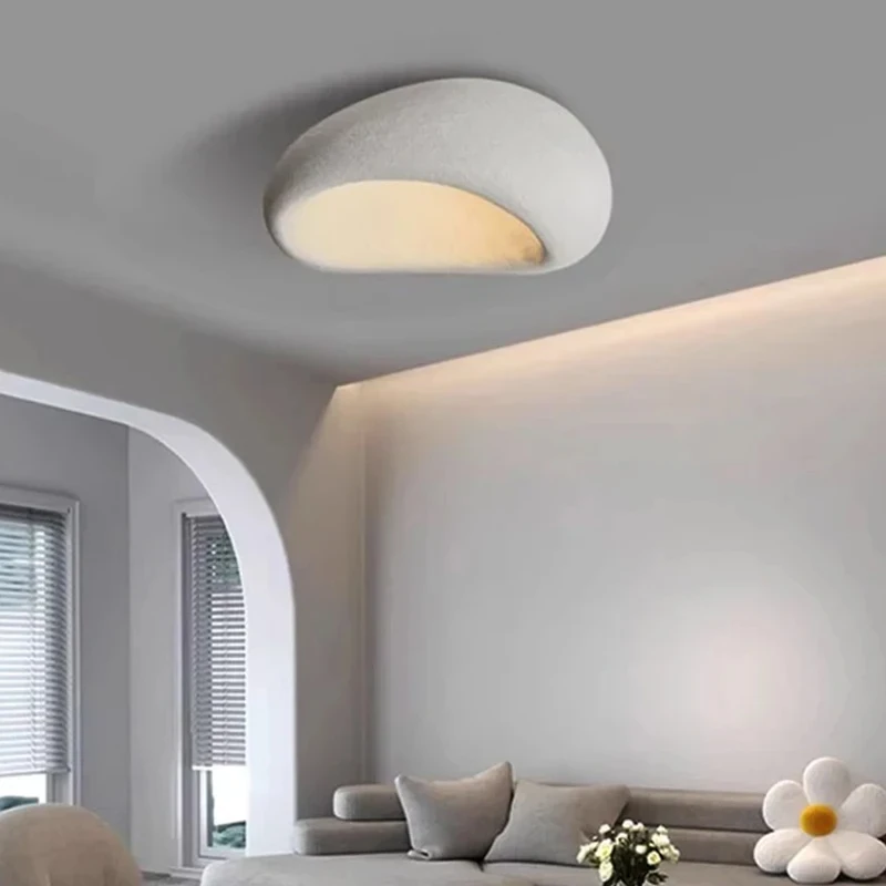 LED Ceiling Light Nordic Wabi Sabi Minimalist For Living Room Bedroom Home Decor
