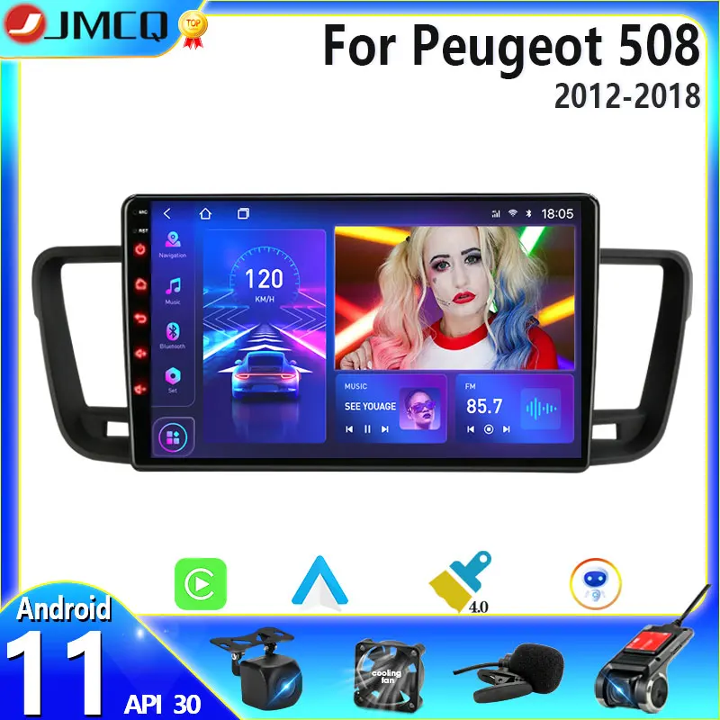 JMCQ-T10-2-din-Android-11-Car-Radio-Multimedia-Video-Player-For-Peugeot ...