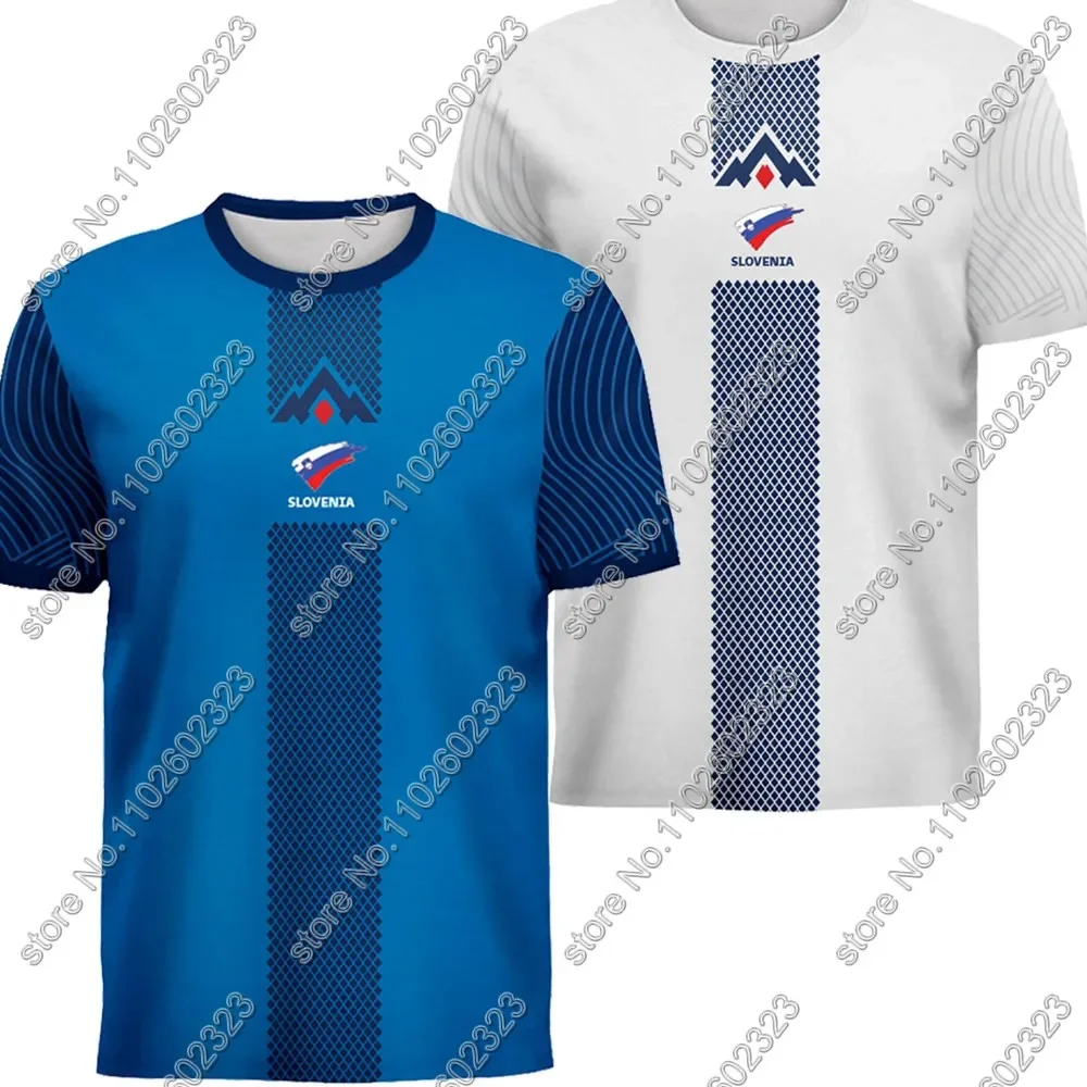 

2024 команда фанатов трикотажа Maillot Словения футболки мужские шорты с 3D принтом уличная одежда для бега Повседневный тренировочный костюм одежда