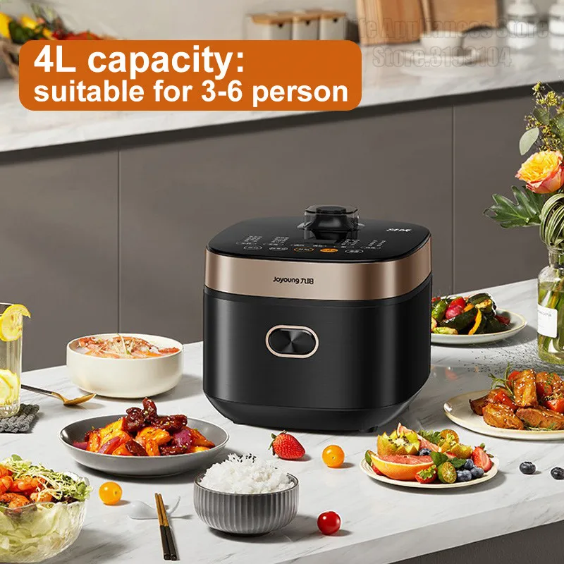 Newest Joyoung Rice Cooker 40N1 No Coating Electric Multi Cooker Stainless  Steel Pot 4L Capacity For 2-8 Person For Home Kitchen - AliExpress