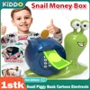 Snail Piggy Bank Cartoon Electronic Money Box Unlocking Password Coin Piggy Bank Safety Saving Money Kid Christmas Toys Gift 1
