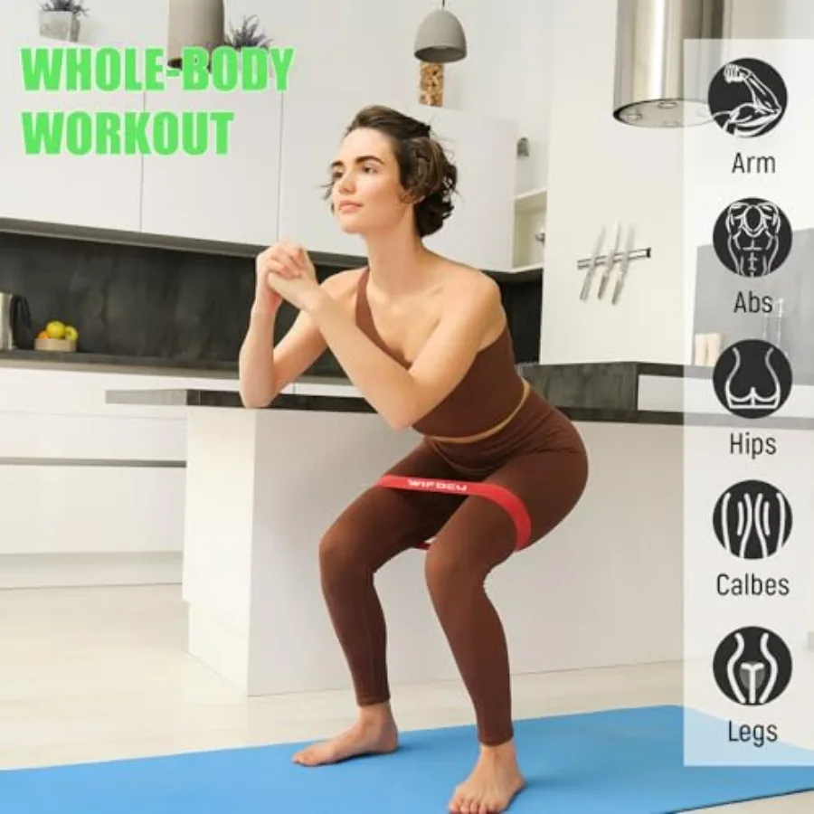 150 Pcs Bulk Fitness Resistance Bands Set for Gym Members Sports Class Students Gift, 5 Pieces Each with Storage & Carry Bag, Pr