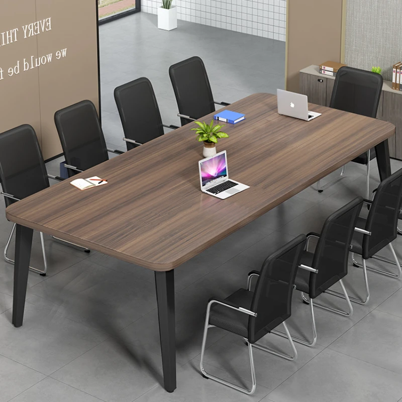 Work Modern Conference Tables Large Meeting Executive Coffee Office Desk Simple Square Tavolo Riunioni Office Furniture CM50HY