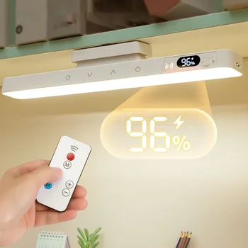 Lámpara de mesa táctil, lámpara de escritorio magnética, batería recargable integrada para gabinete de lectura, espejo, mesita de noche, luces nocturnas recargables 1