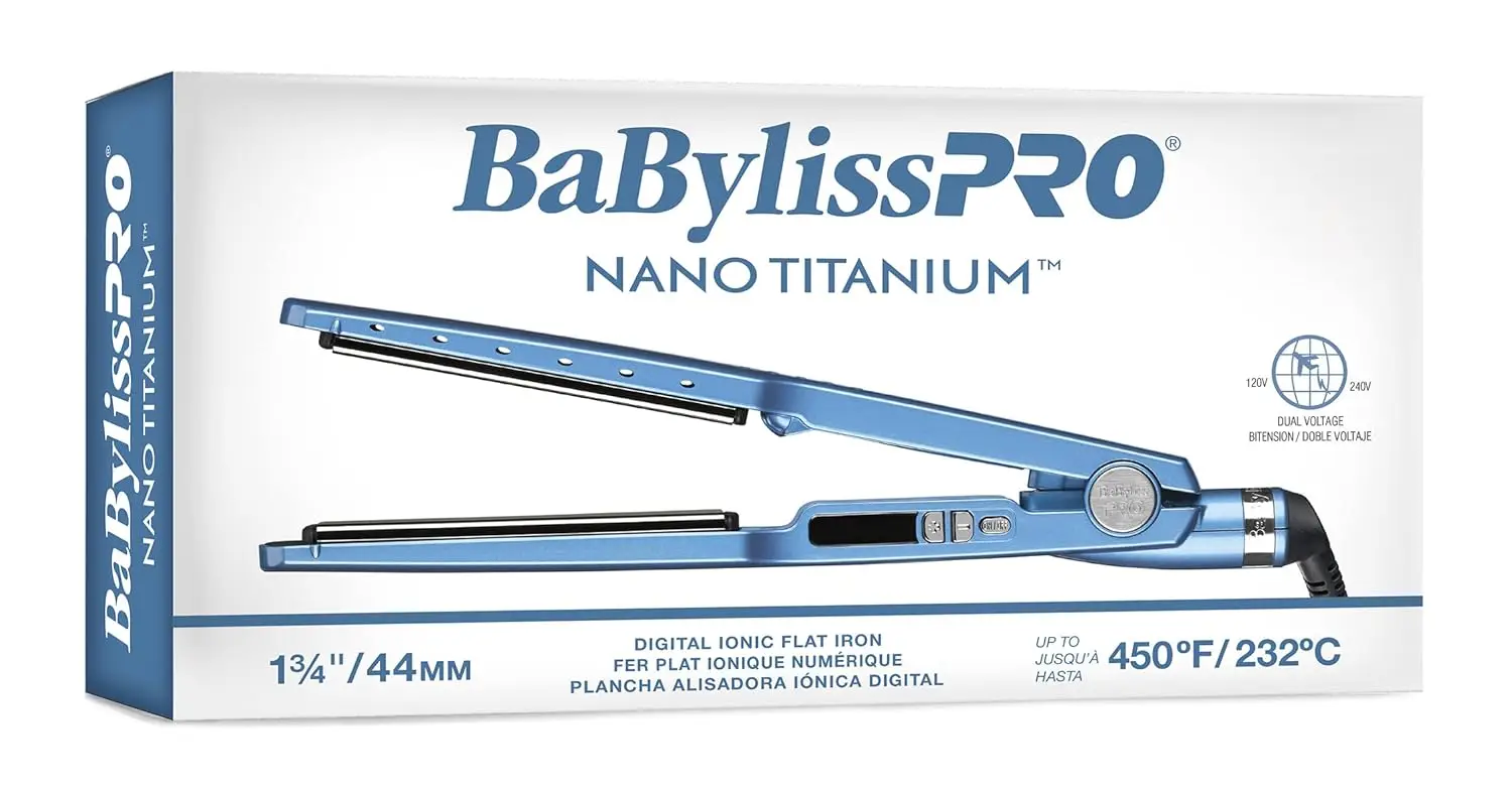 New Nano Titanium Ionic Flat Iron Hair Straightener, Hair Straightener Iron for Professional Salon Results and All Hair Types 5