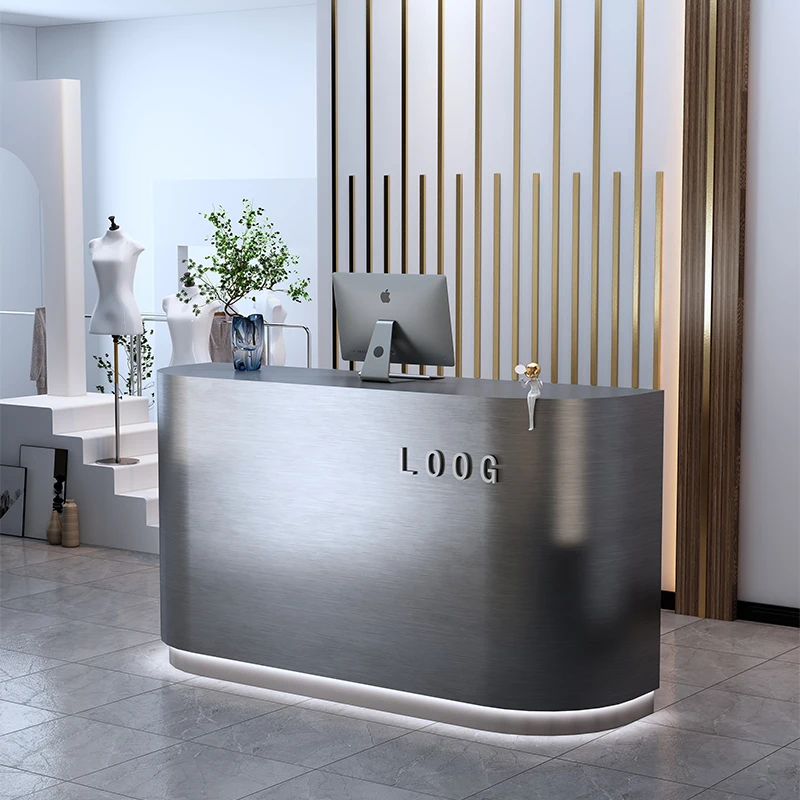 

Cashier Spa Reception Desk Salon Store Bar Office Counter Display Reception Desk Shopping Theke Rezeption Commercial Furniture