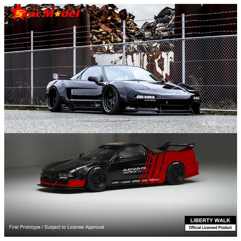 Modellino Honda NSX (NA1) LBWK Verde Metallizzato | STAR Models 1:64 | Standmodell